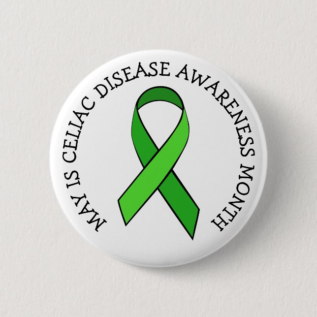 May is Celiac Disease Awareness Month Button (Vorderseite)