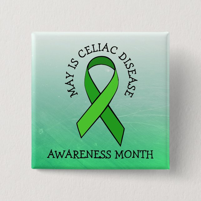 May is Celiac Disease Awareness Month Button (Vorderseite)