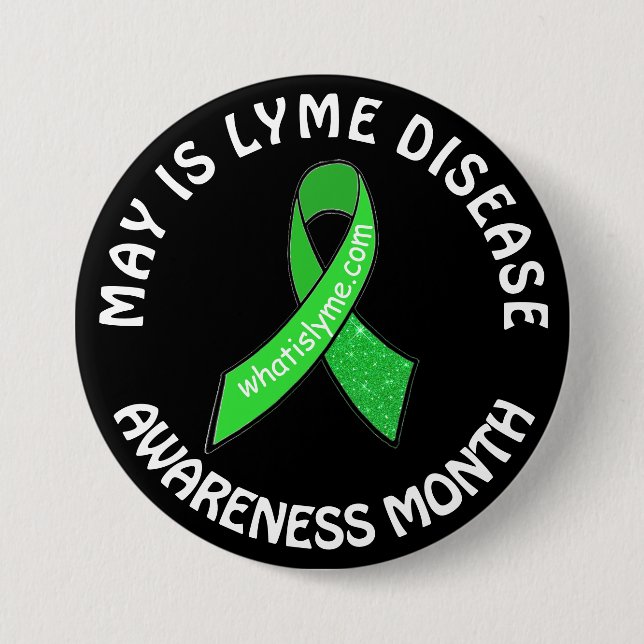 May is Lyme Disease Awareness Month Ribbons Button (Vorderseite)