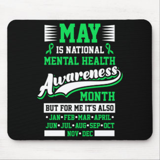 May is national mental health awareness month mousepad