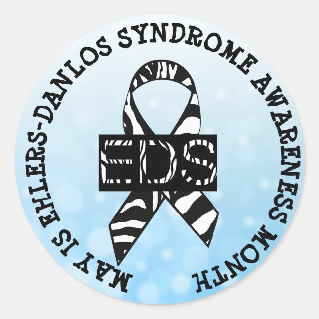 May ist das Ehlers-Danlos-Syndrom Month Stickers (Vorderseite)