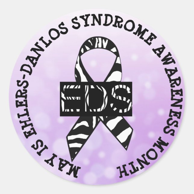 May ist das Ehlers-Danlos-Syndrom Month Stickers (Vorderseite)