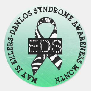 May ist das Ehlers-Danlos-Syndrom Month Stickers