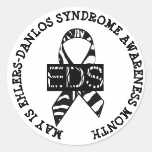 May ist das Ehlers-Danlos-Syndrom Month Stickers