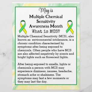 May ist ein multiples chemisches Sensibilitätsbewu Flyer