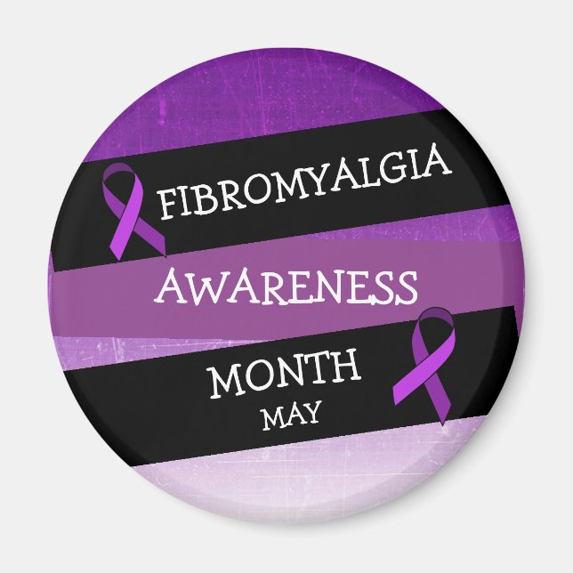 May ist Fibromalgia Awareness Month Magnet (Vorne)