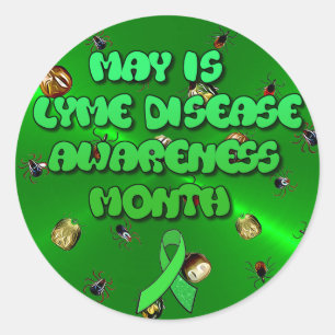 May ist Lyme Disease Awareness Month Stickers