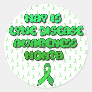 May ist Lyme Disease Awareness Month Stickers