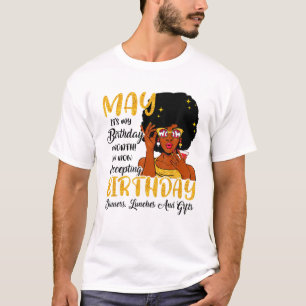 May ist meine Geburtskönigin der Afrikanischen Kön T-Shirt