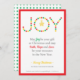 May Jobe your Gift Christmas Card