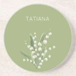May Lily of the Valley Floral Bouquet Individuelle Getränkeuntersetzer