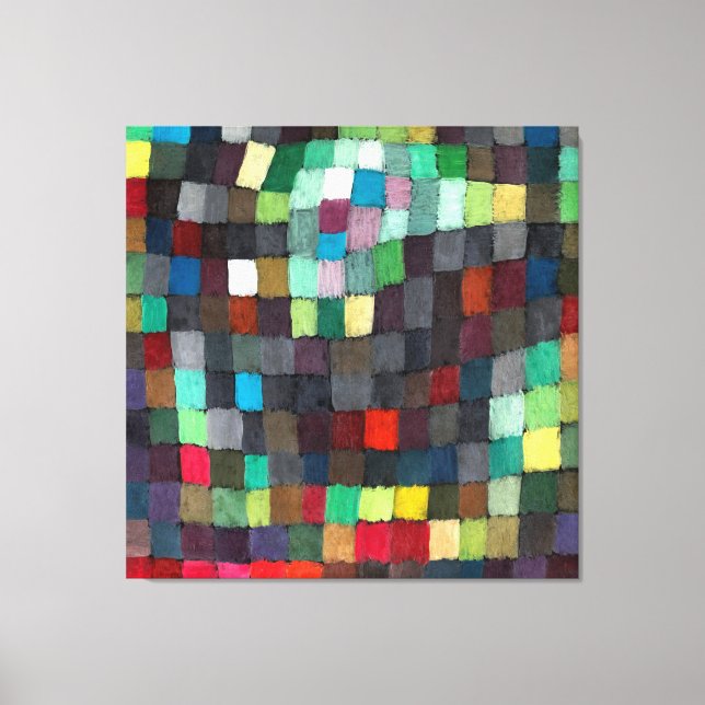 May Picture (1925) Paul Klee Canvas Print Leinwanddruck (Vorderseite)