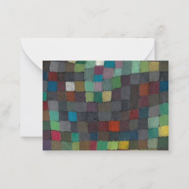 May Picture von Paul Klee Mitteilungskarte (Vorderseite)