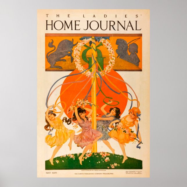 May Pole - Vintage Kunst Poster (Vorne)