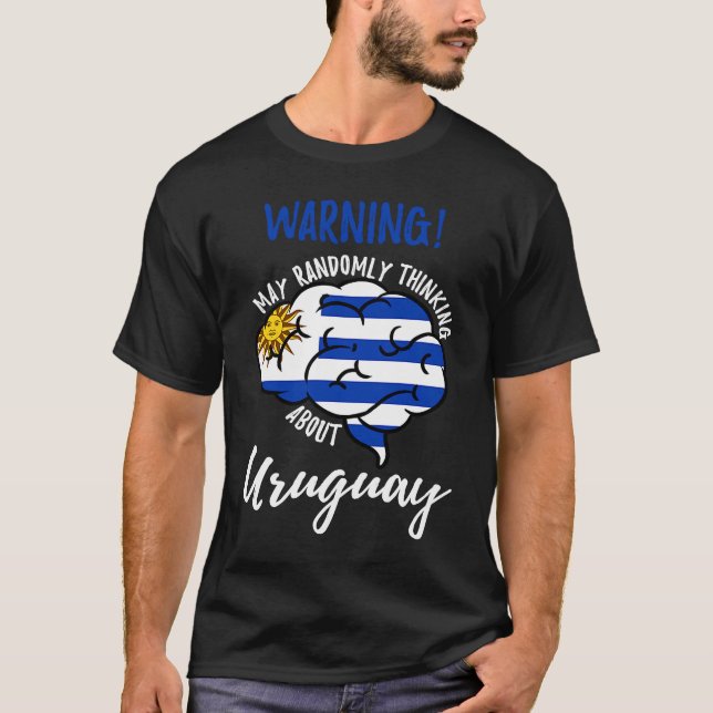 May Randomly denken über Uruguay Uruguayan Root T-Shirt (Vorderseite)