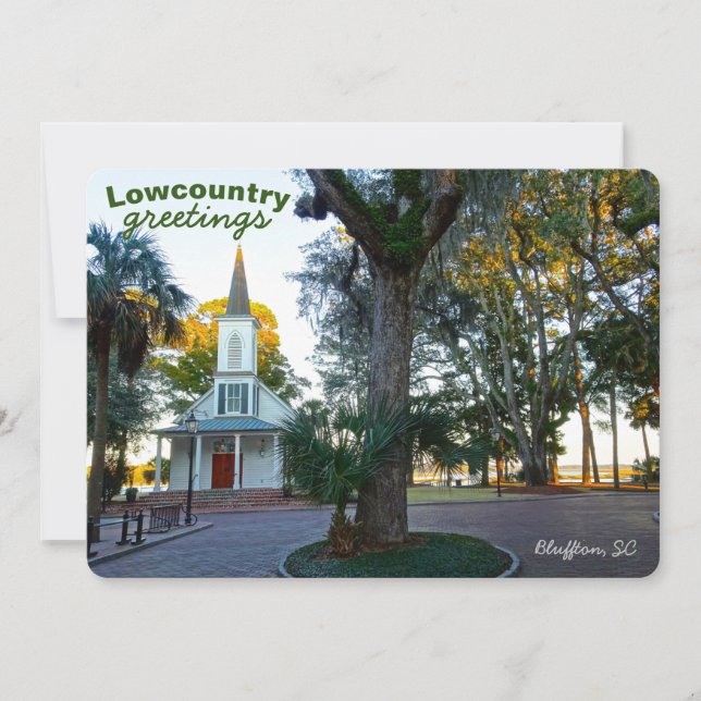 May River Chapel Palmetto Bluffton SC Karte (Vorderseite)