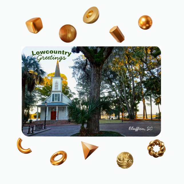 May River Chapel Palmetto Bluffton SC Magnet (Von Creator hochgeladen)