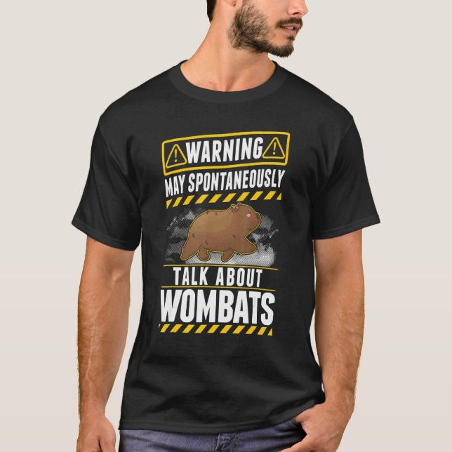 May spontaneously talk about Wombats T-Shirt (Vorderseite)