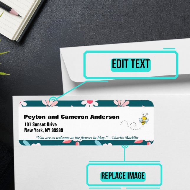 May Themed Personalisiert Address (Please enjoy our mailing labels. There is one for every month.)