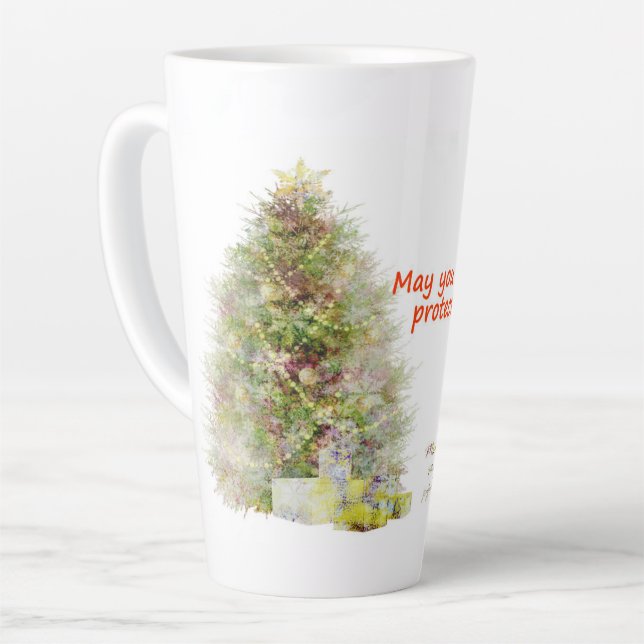  May you always be protected by God's love  Milchtasse (Linke Ecke)