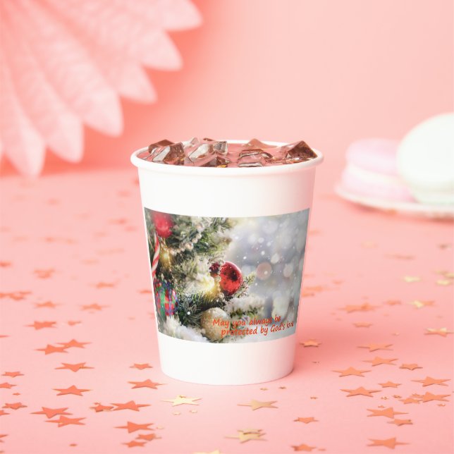 May you always be protected by God's love  Pappbecher (Insitu)