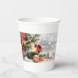 May you always be protected by God's love  Pappbecher