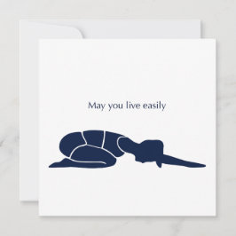May You Live Easily Art Card Feiertagskarte