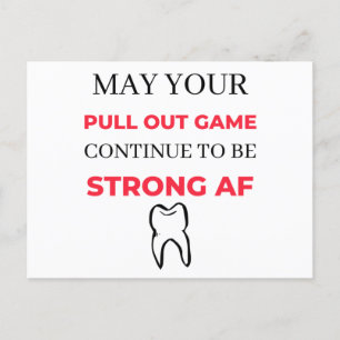 May Your Pull Out Game Continuto to to be Strong A Feiertagspostkarte