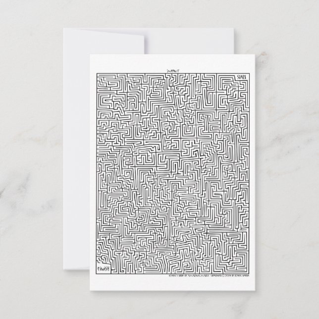 Maya 1 Phantastisch Maze!Einladung Einladung (Vorderseite)