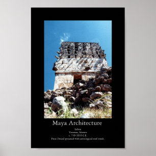Maya-Architektur Labna Poster