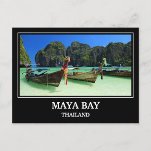 Maya Bay Thailand Postcard Postkarte