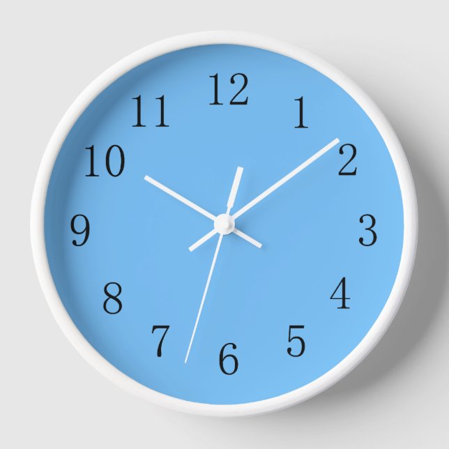 Maya Blue Kitchen Wall Clock Wanduhr (Vorderseite)