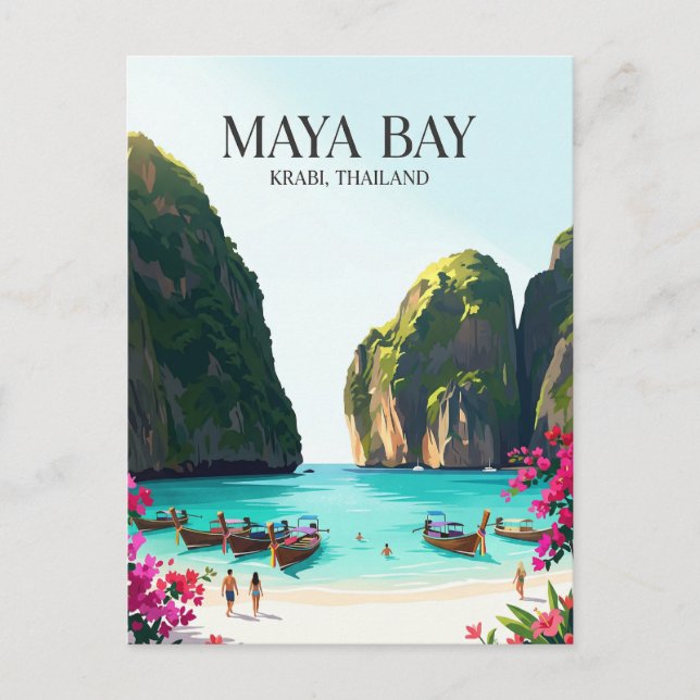 Maya-Bucht Thailand Postkarte (Vorderseite)