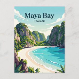 Maya-Bucht Thailand Postkarte