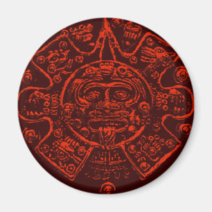 Maya Calendar Image Design Magnet