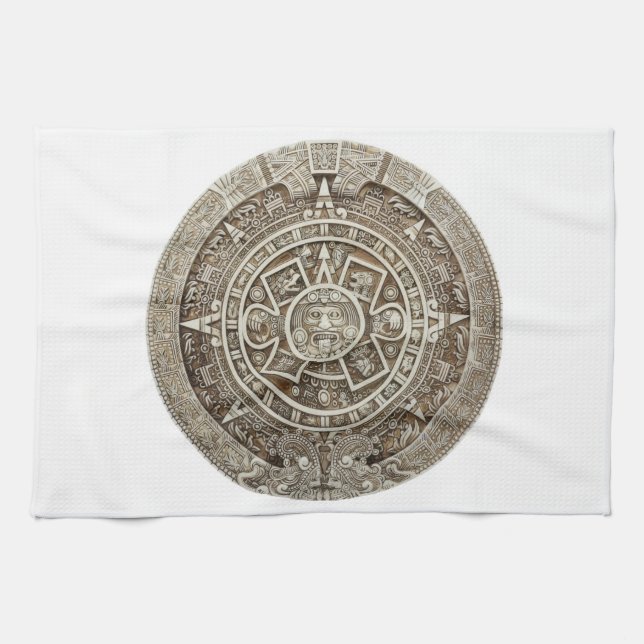 Maya Calendar Küchentuch (Horizontal)