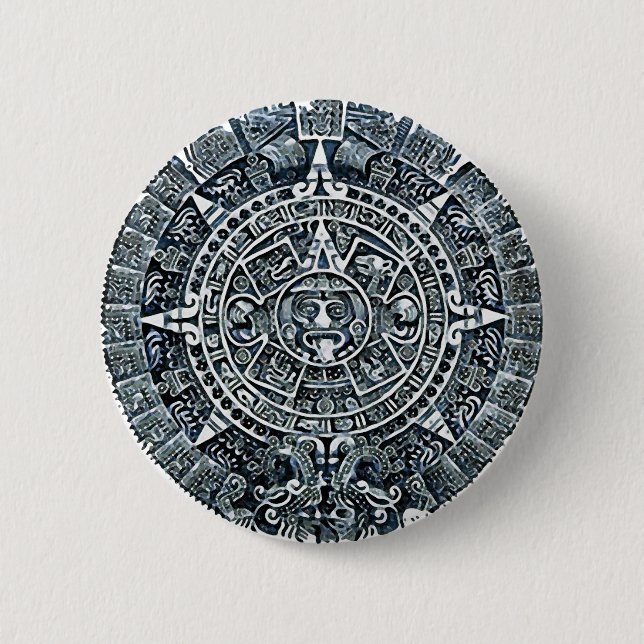 Maya Calendar / Maya Kalender Button (Vorderseite)