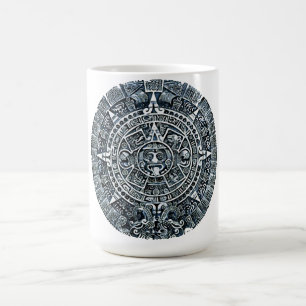 Maya Calendar / Maya Kalender Kaffeetasse