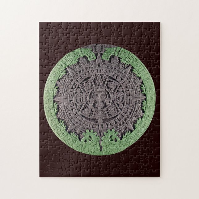 Maya Calendar - Mayan Style Puzzle (Vertikal)