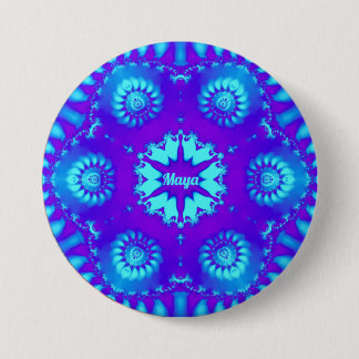 MAYA ~ COOL! ~ Schattierungen von Lila und Blau ~ Button
