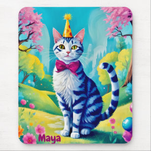 MAYA ~ GEBURTSTAG Katze ~ Niedlich! ~ Mousepad