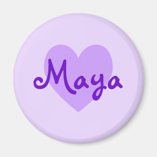 Maya im Lila Magnet