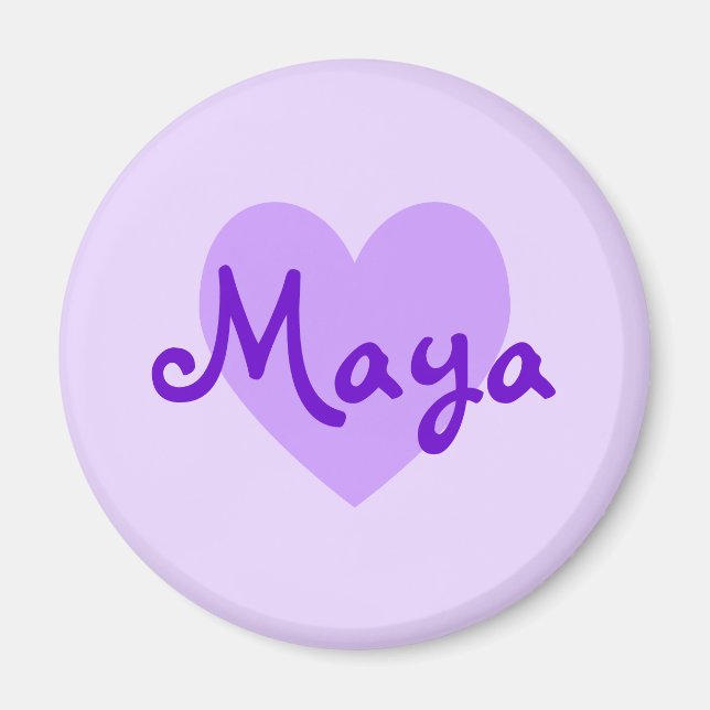 Maya im Lila Magnet (Vorne)