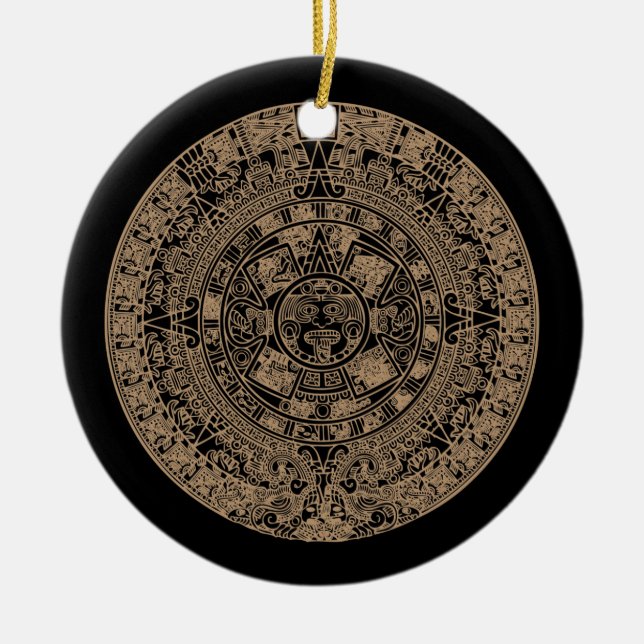 Maya-Kalender 2012 Keramikornament (Vorne)