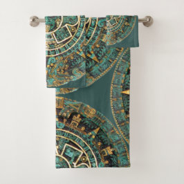 Maya-Kalender Badhandtuch Set