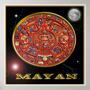 Maya-Kalender Poster