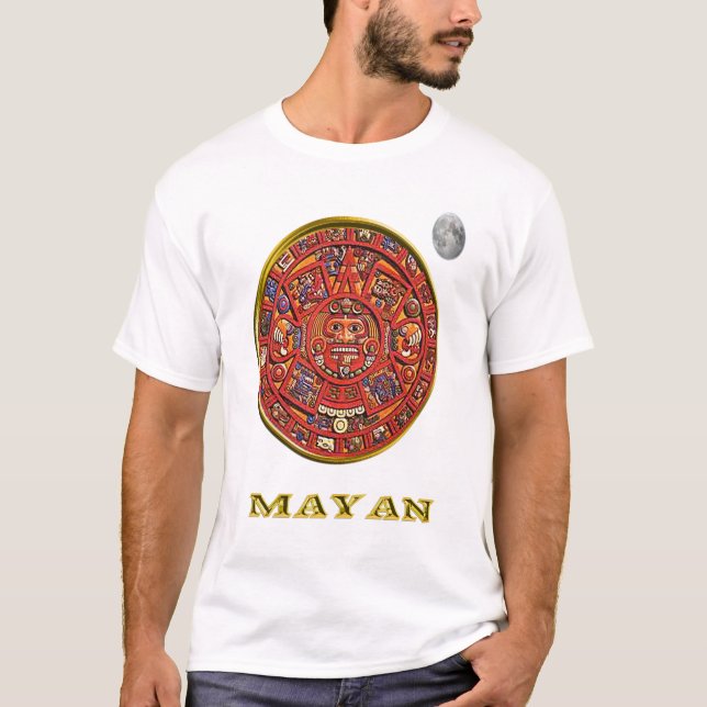 Maya-Kalender T-Shirt (Vorderseite)