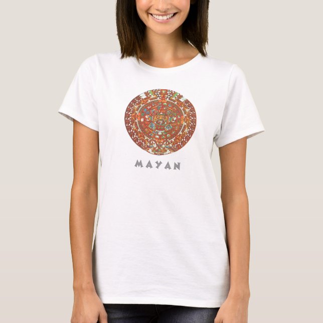 Maya-Kalender T-Shirt (Vorderseite)