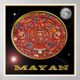 Maya-Kalenderposter Poster