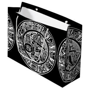 Maya-Kreis, mexikanische Hieroglyph (Maya) Große Geschenktüte